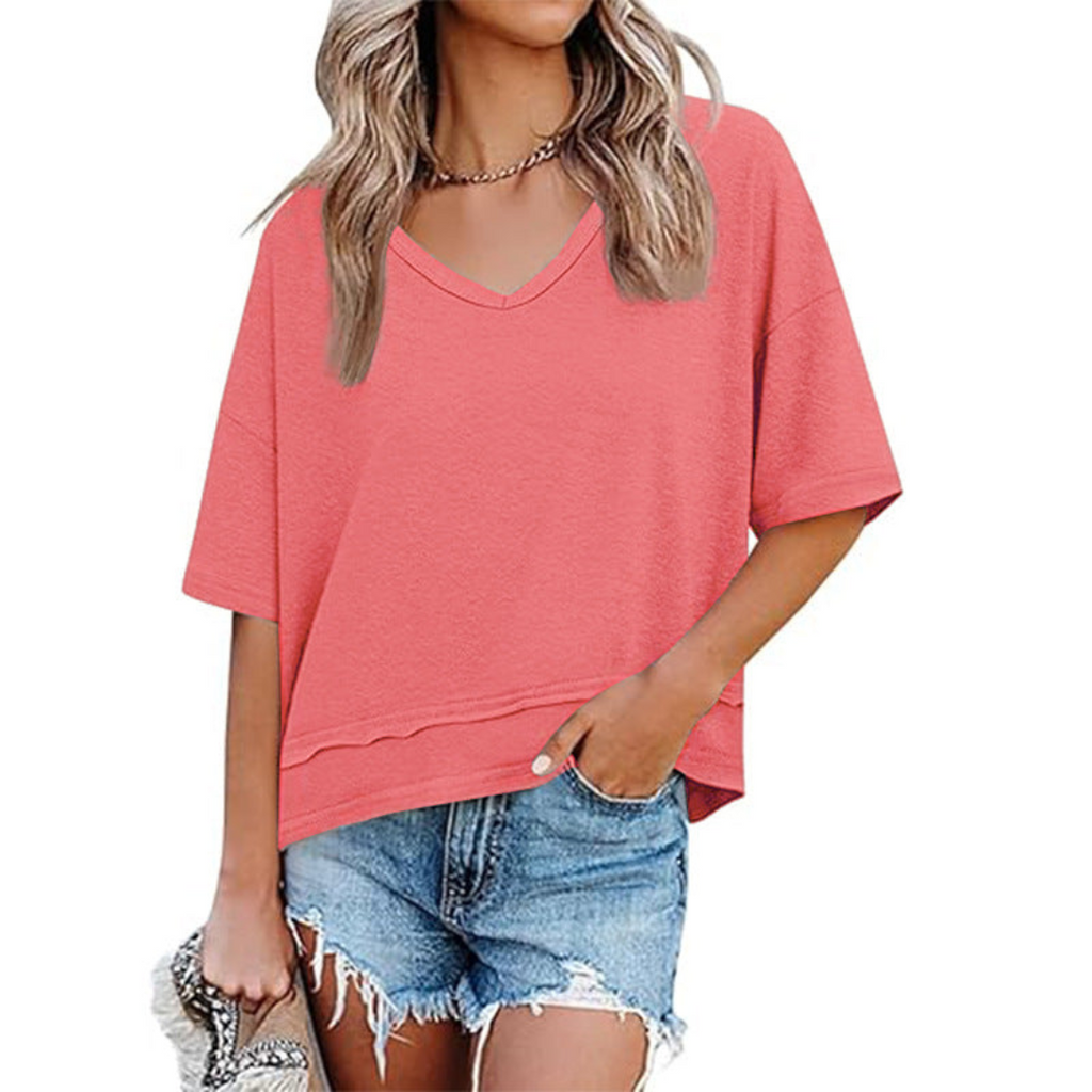 Women's V-Neck Sleeveless T-Shirt