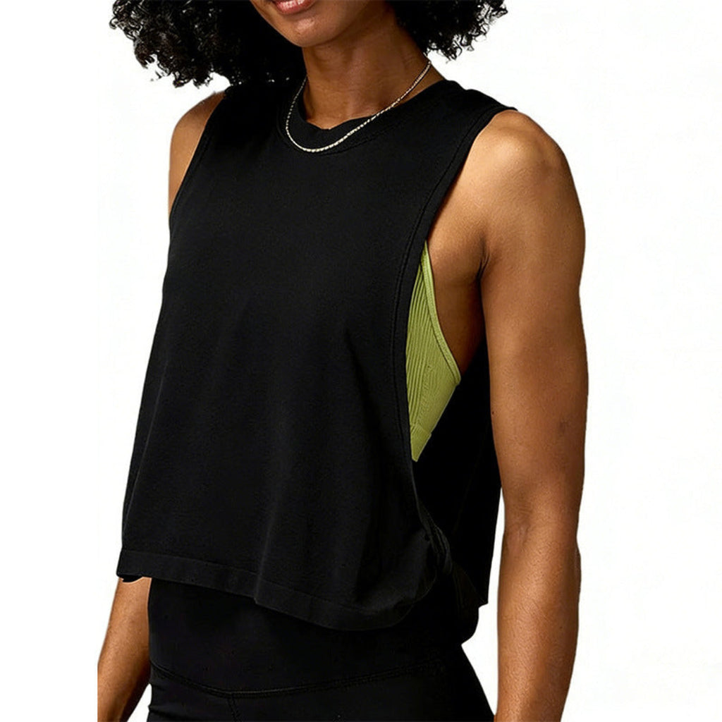 Loose Sleeveless Sports Vest for Women