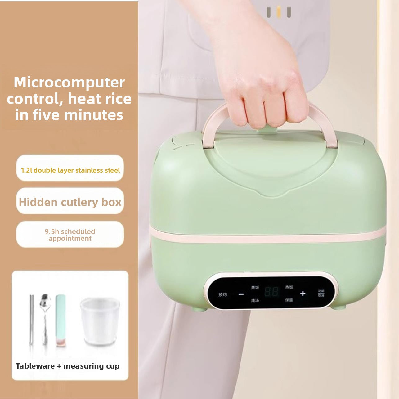 Portable electric lunch box