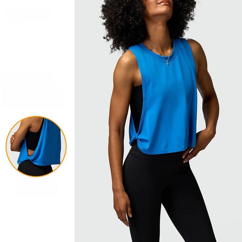 Loose Sleeveless Sports Vest for Women