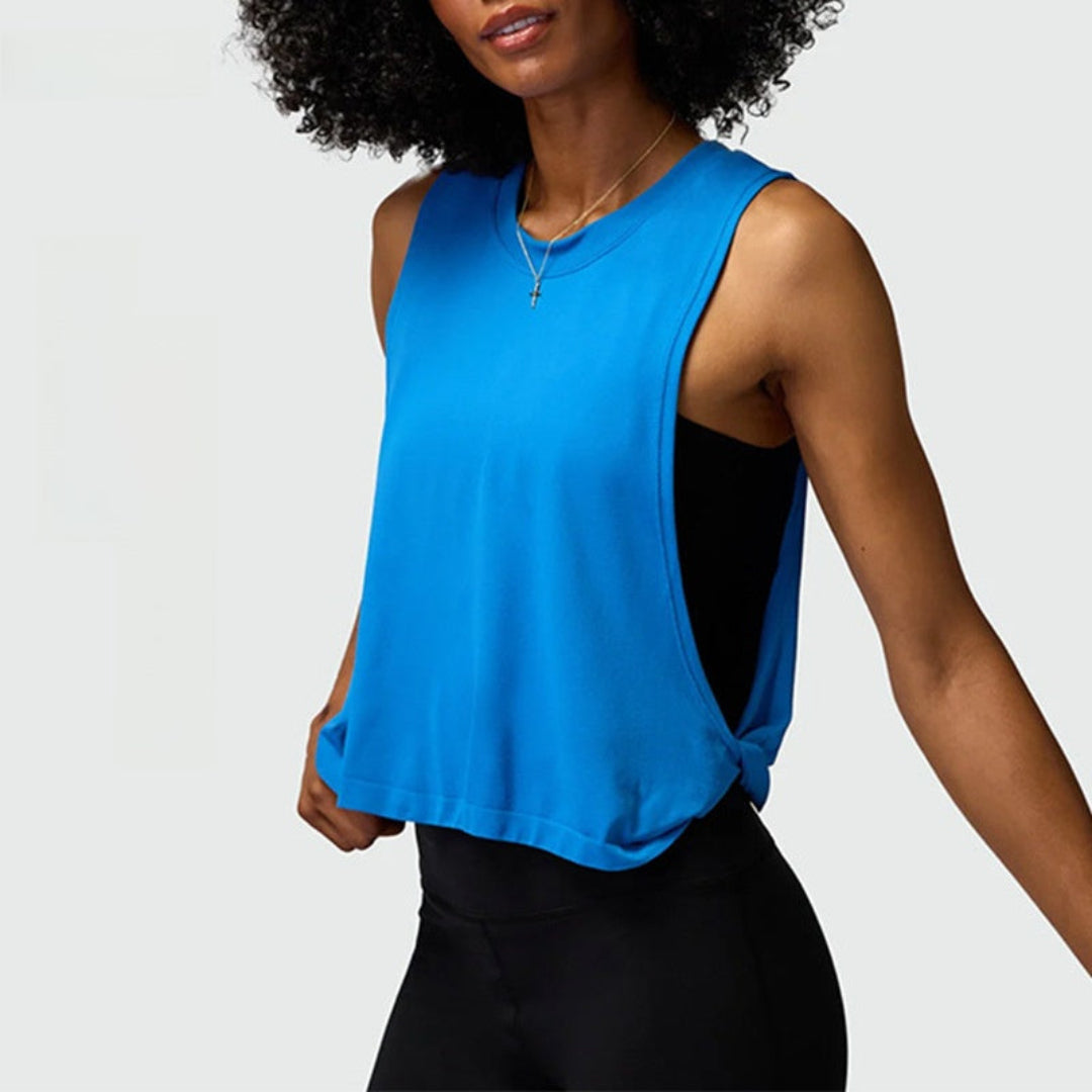 Loose Sleeveless Sports Vest for Women
