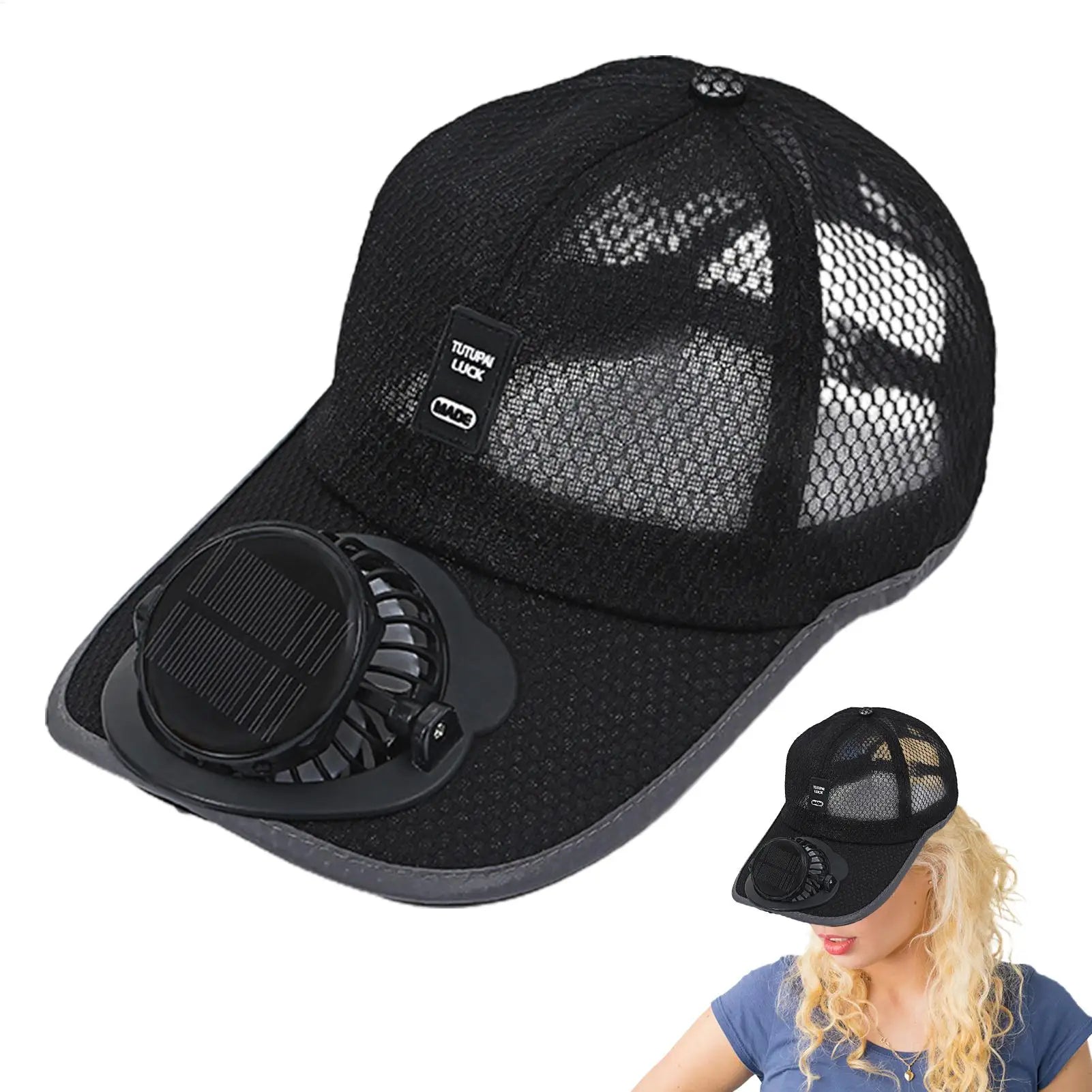 Solar Powered Breeze Cooling Baseball Cap