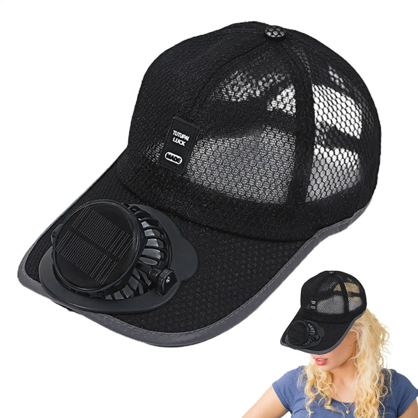 Solar Powered Breeze Cooling Baseball Cap